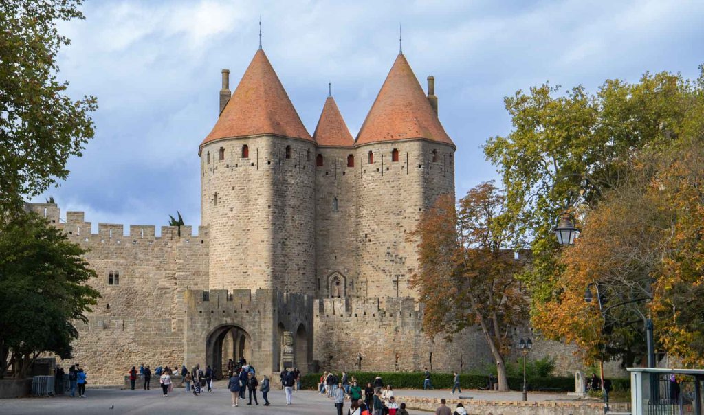 Carcassonne och vackra franska&nbsp;vägar.