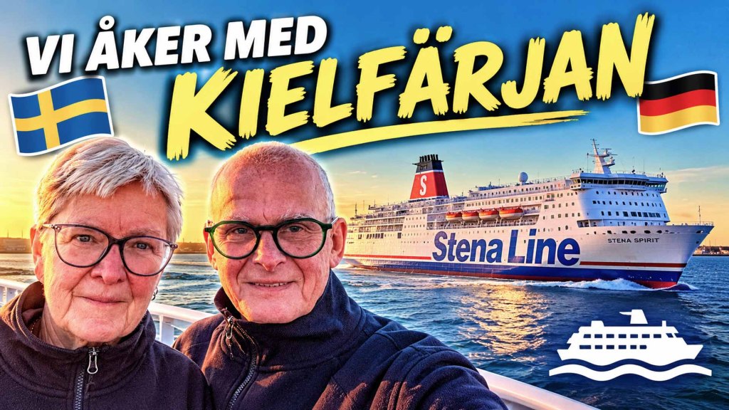 Färjan Göteborg – Kiel och Gifhorn, första stoppet på vår övervintringsresa.